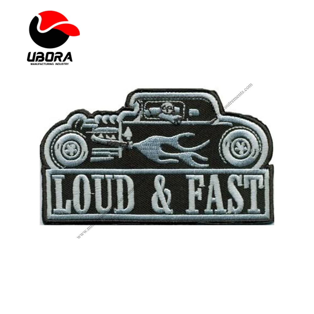LOUD and FAST HOTROD Us Car vintage Oldtimer Cars rockabilly Iron on Patch Badge